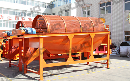 trommel screen for garnet